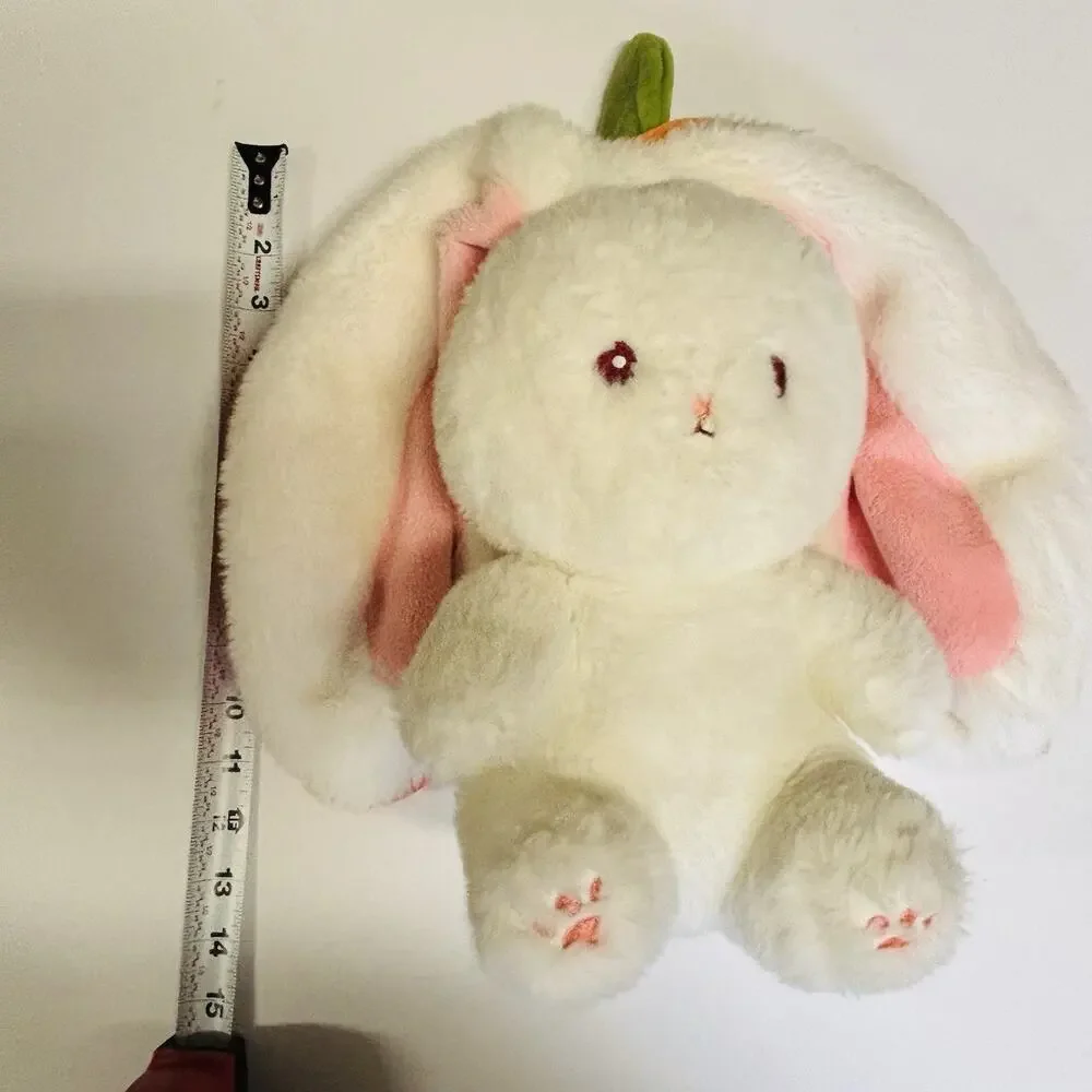 Strawberry Carrot Bunny Plush – Ibentoy Co. Soft Gift Toy for Kids 14” Clean.